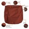 Classic Accessories Ravenna Water-Resistant 23x23x5" Patio Seat Cushion Cover, Spice 60-401-011701-RT - alternate 6